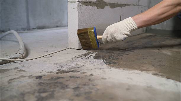 SJ Waterproofing Pros Interior Drainage System coverage map for Colfax, WI and surrounding area